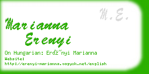 marianna erenyi business card